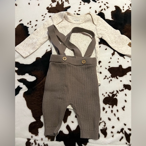 Babyboy Carter’s Overalls set size 3 months - Picture 2 of 2